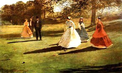Winslow Homer Croquet Players Norge oil painting art